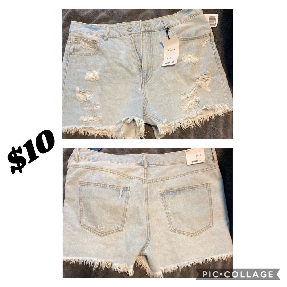 Denim Easy Fit Shorts